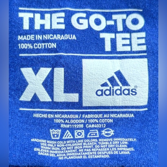 Philadelphia 76ers NBA Joel Embiid #21 Adidas The Go-To Tee Size XL - Picture 4 of 4